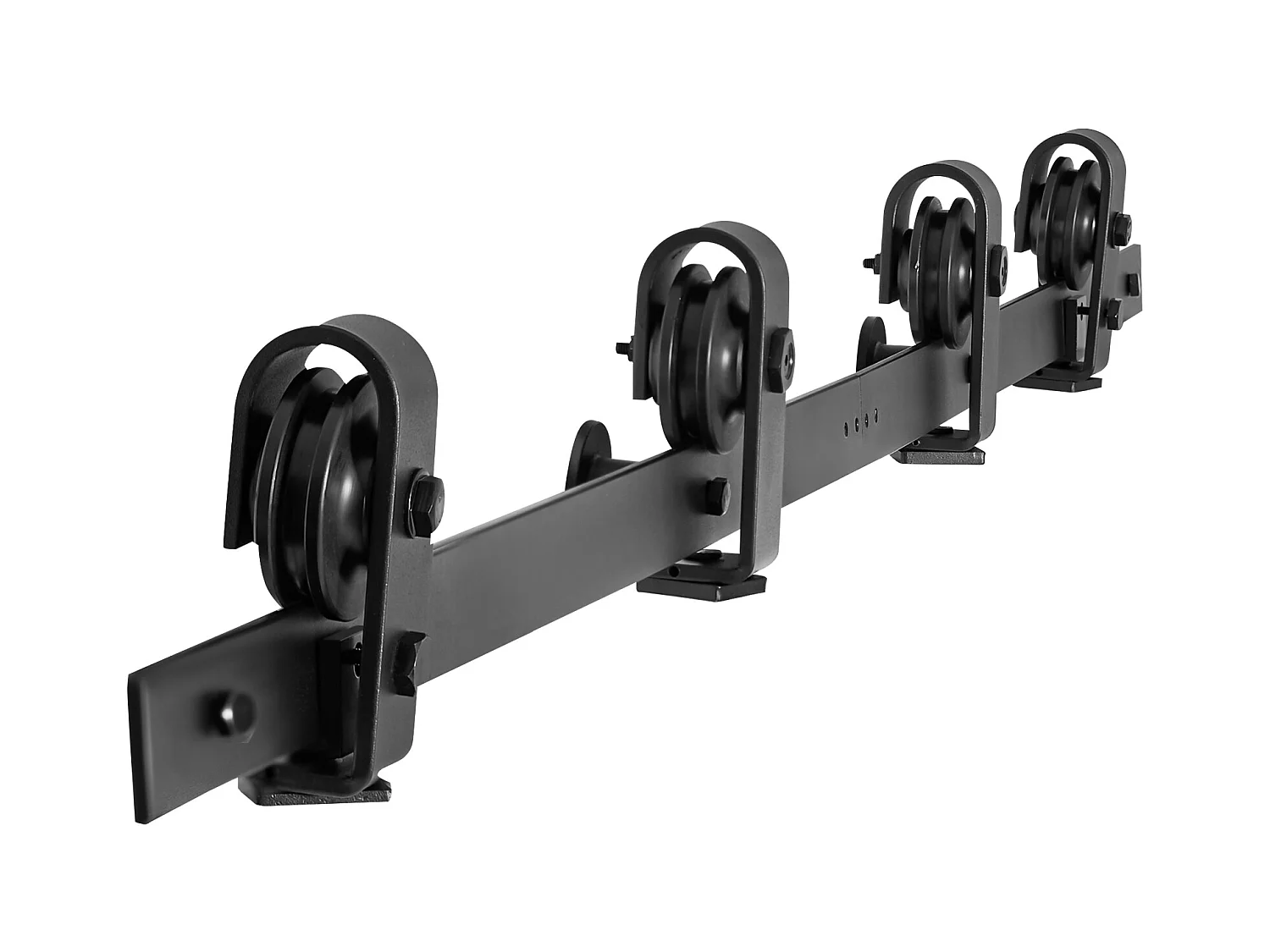 Kit Quincaillerie de Porte Grange Coulissante Pliante SucceBuy 1930,4mm Rail Simple