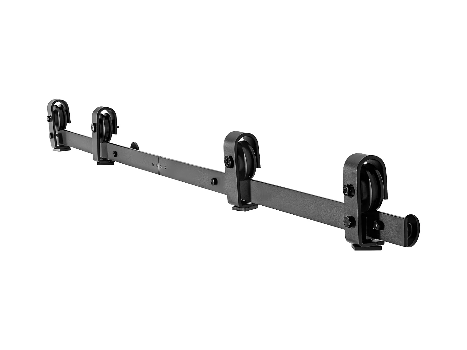 Kit Quincaillerie de Porte Grange Coulissante Pliante SucceBuy 1930,4mm Rail Simple