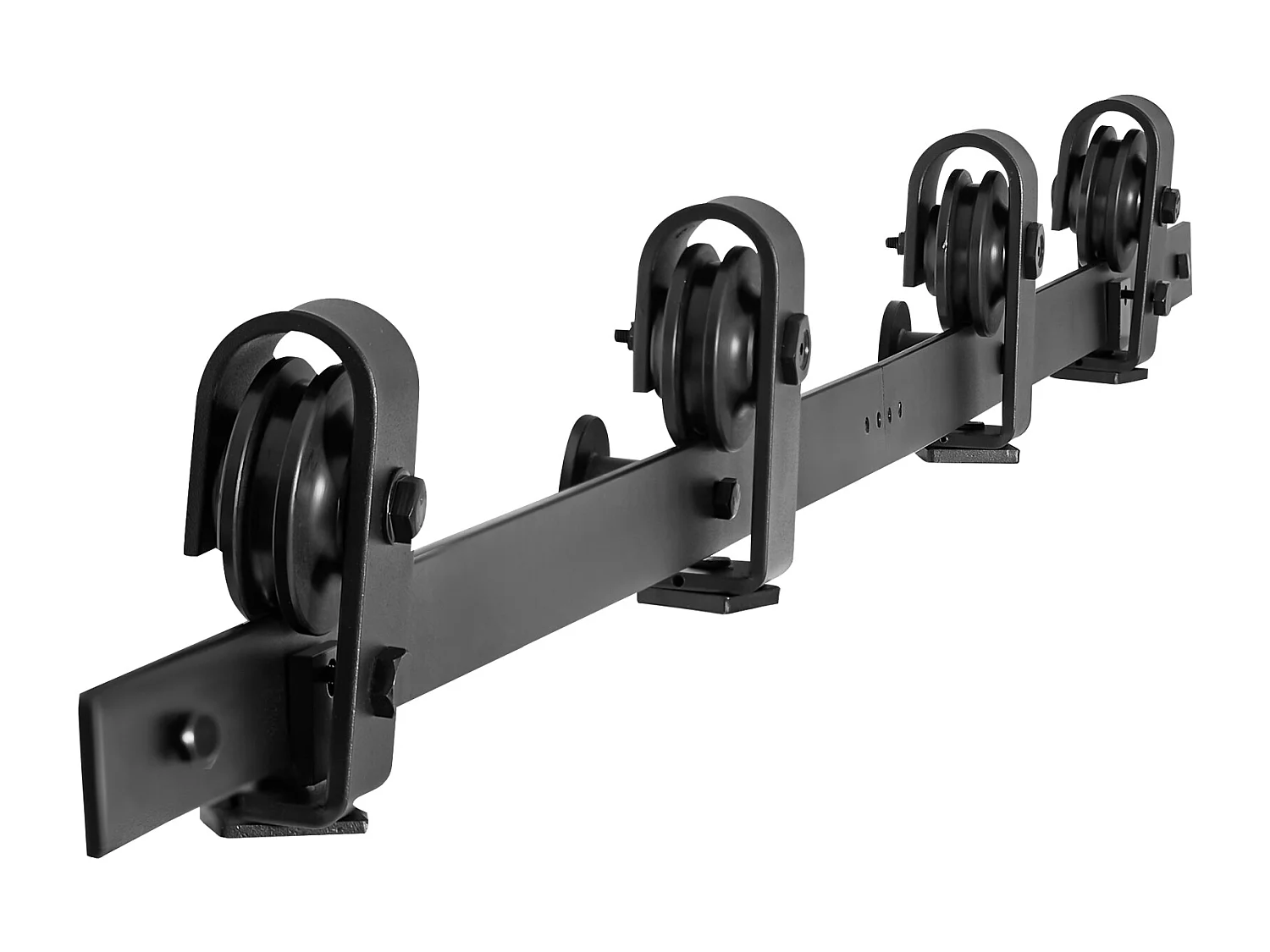 Kit Quincaillerie de Porte Grange Coulissante Pliante SucceBuy 1930,4mm Rail Simple