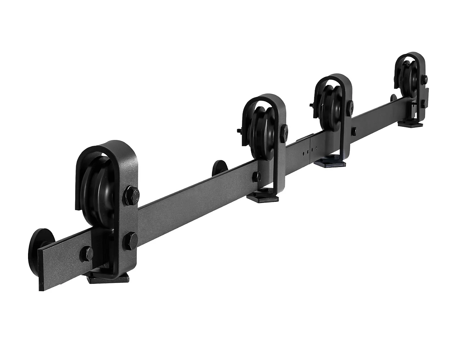 Kit Quincaillerie de Porte Grange Coulissante Pliante SucceBuy 1524 mm Rail Simple