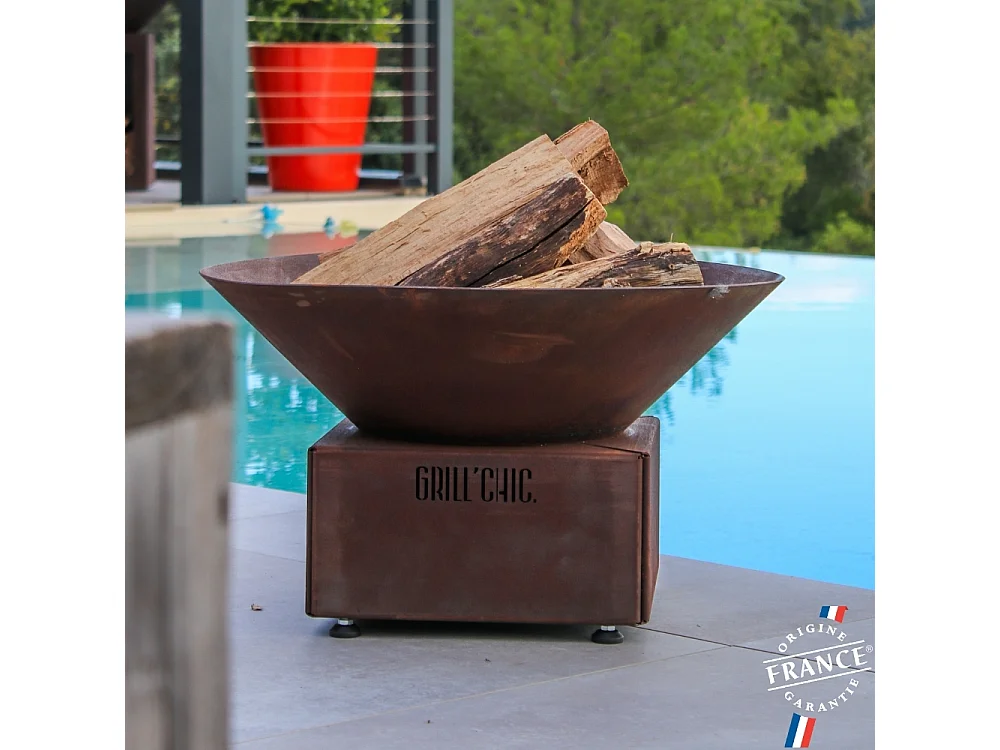 Bol A Feu Mini Cevenol Corten Rond 62 Simple Cuve