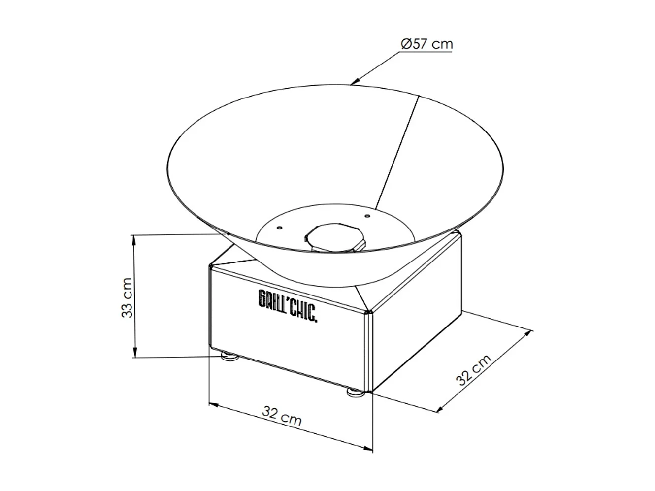 Bol A Feu Mini Cevenol Corten Rond 62 Simple Cuve