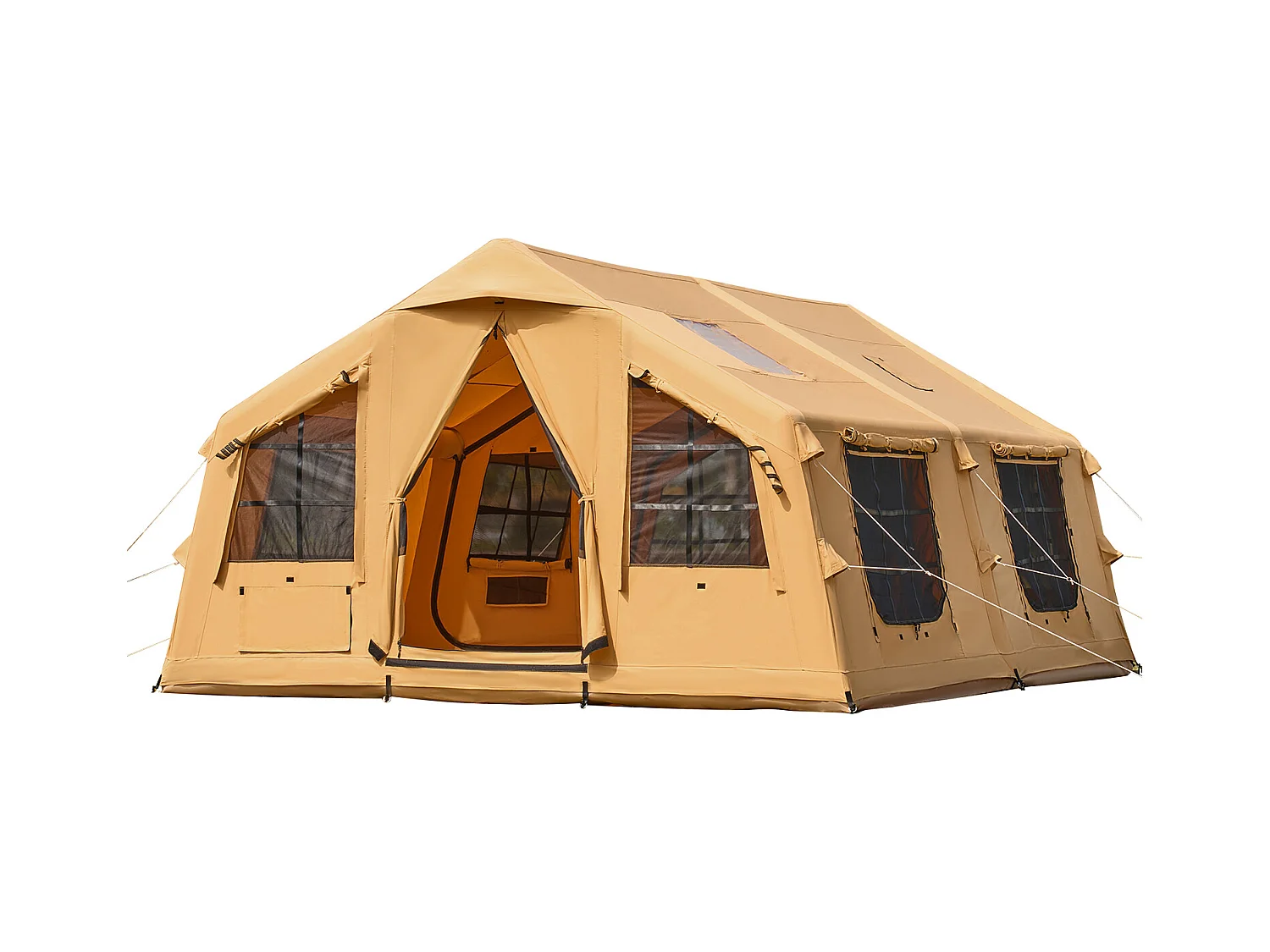 Tonnelle de Jardin / Tente de Camping Gonflable Glamping SucceBuy pour 8 à 12 Personnes avec Pompe