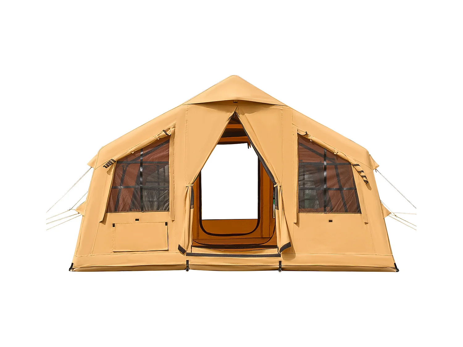 Tonnelle de Jardin / Tente de Camping Gonflable Glamping SucceBuy pour 8 à 12 Personnes avec Pompe