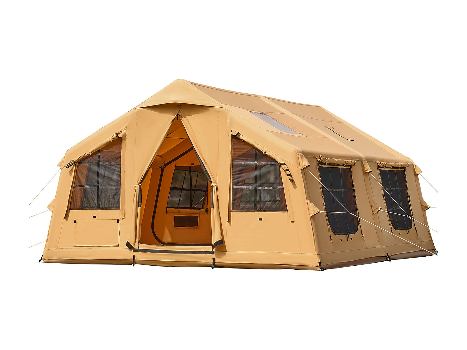 Tonnelle de Jardin / Tente de Camping Gonflable Glamping SucceBuy pour 8 à 12 Personnes avec Pompe