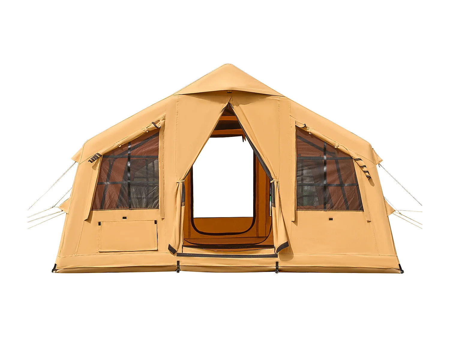 Tonnelle de Jardin / Tente de Camping Gonflable Glamping SucceBuy pour 8 à 12 Personnes avec Pompe