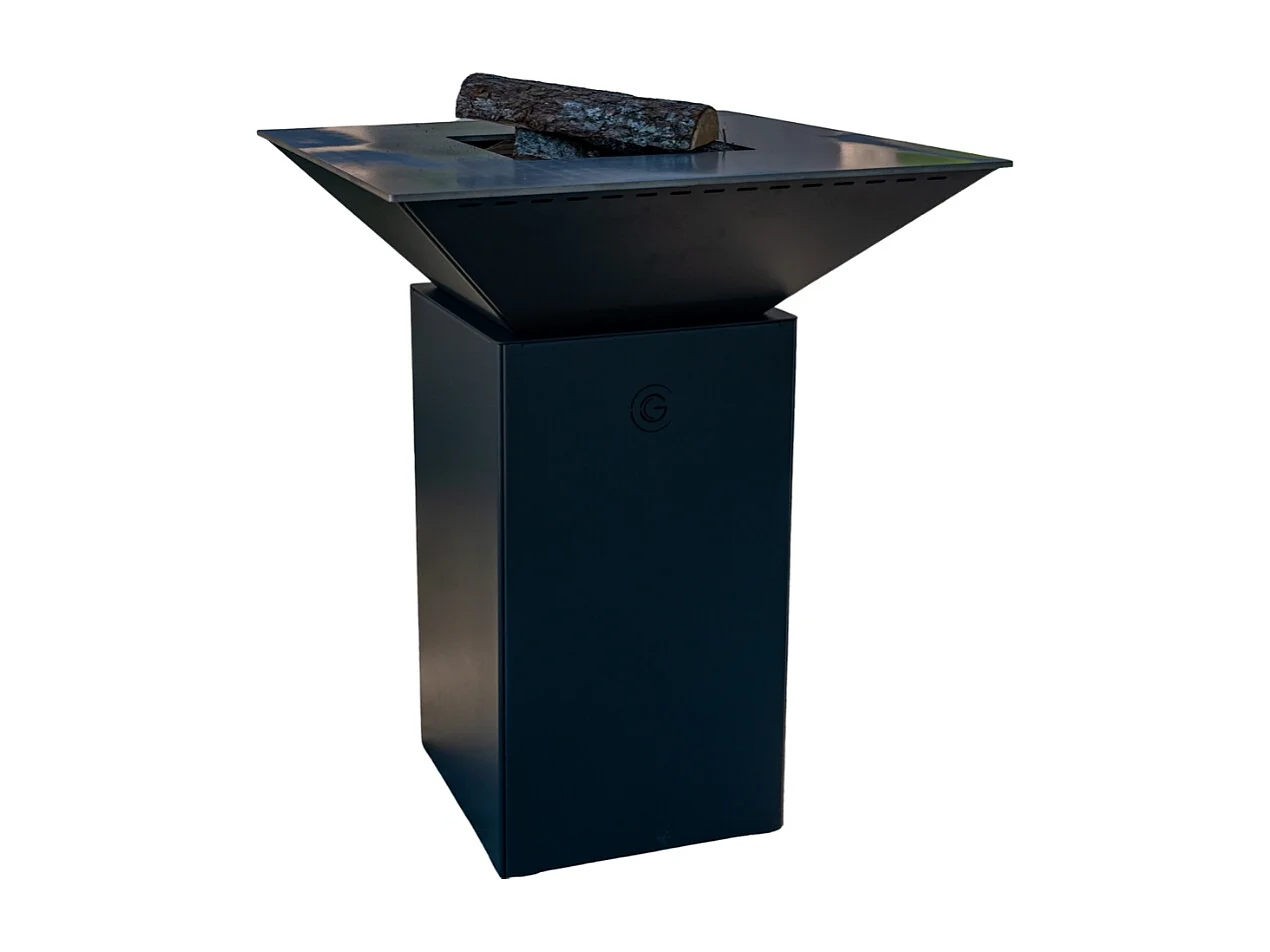 Braséro CEVENOL Double Cuve Acier Thermolaqué Noir - Simple et élégant