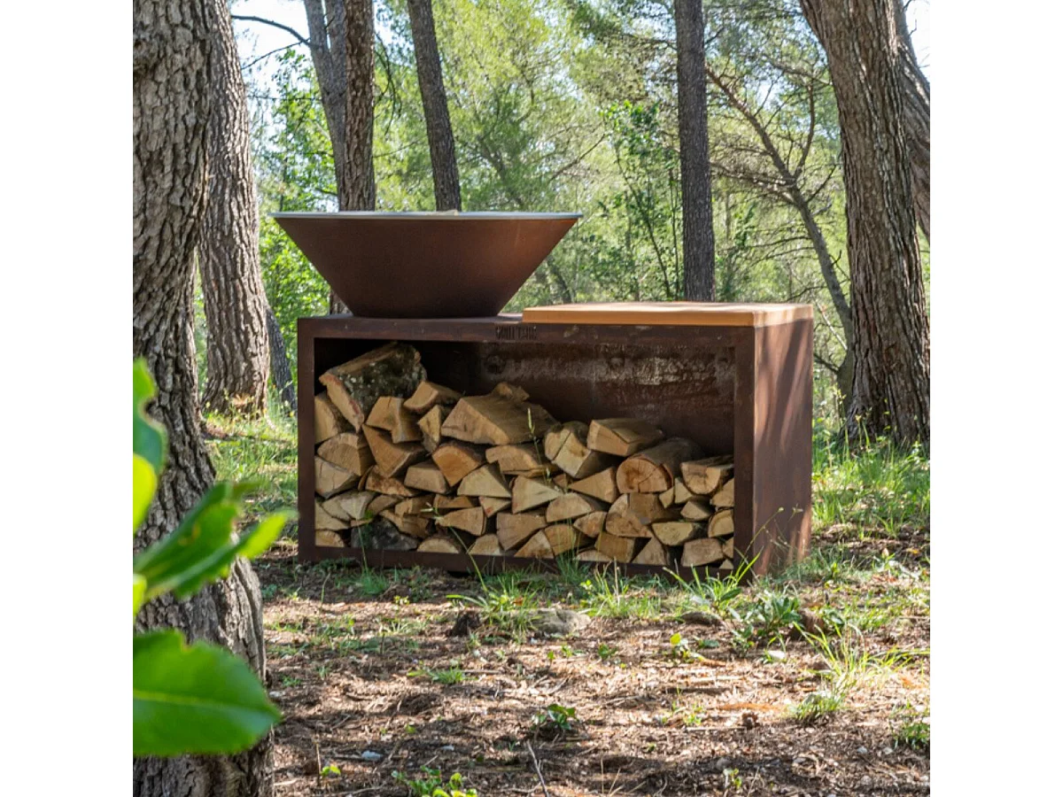 Pack Decouverte Brasero Traditionnel Corten 83 Simple Cuve