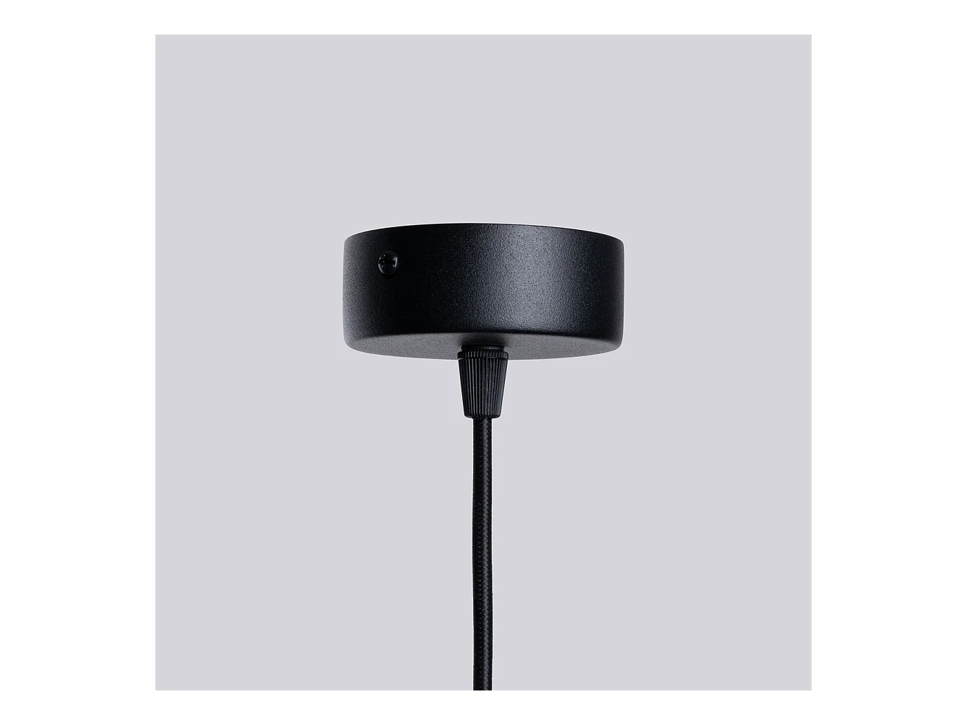 Lustre Halo Moderne En Aluminium - 6 Sources Lumineuses - L.64 X H.230 Cm - Noir