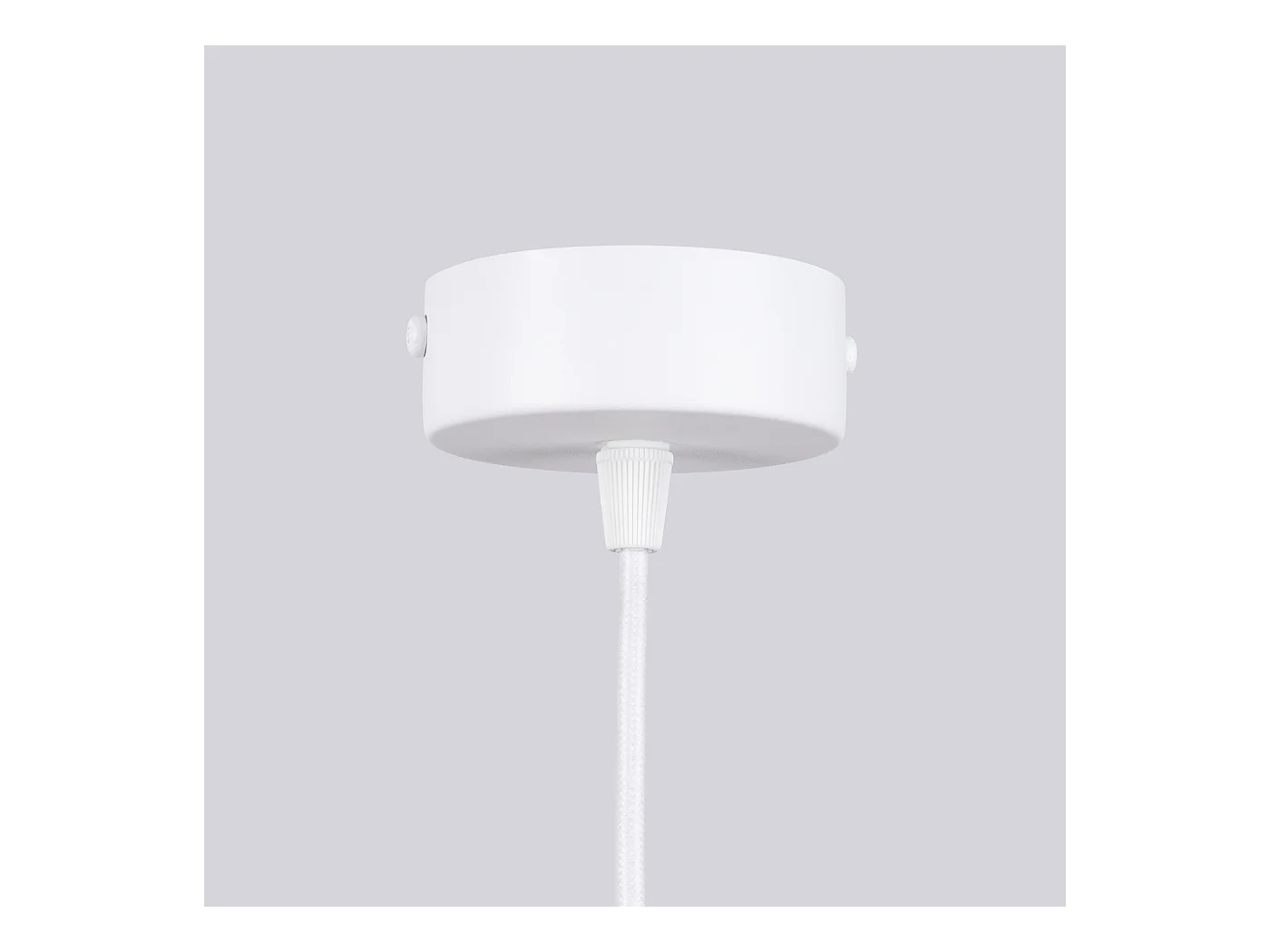 Lustre Halo Moderne En Aluminium - 6 Sources Lumineuses - L.64 X H.230 Cm - Blanc
