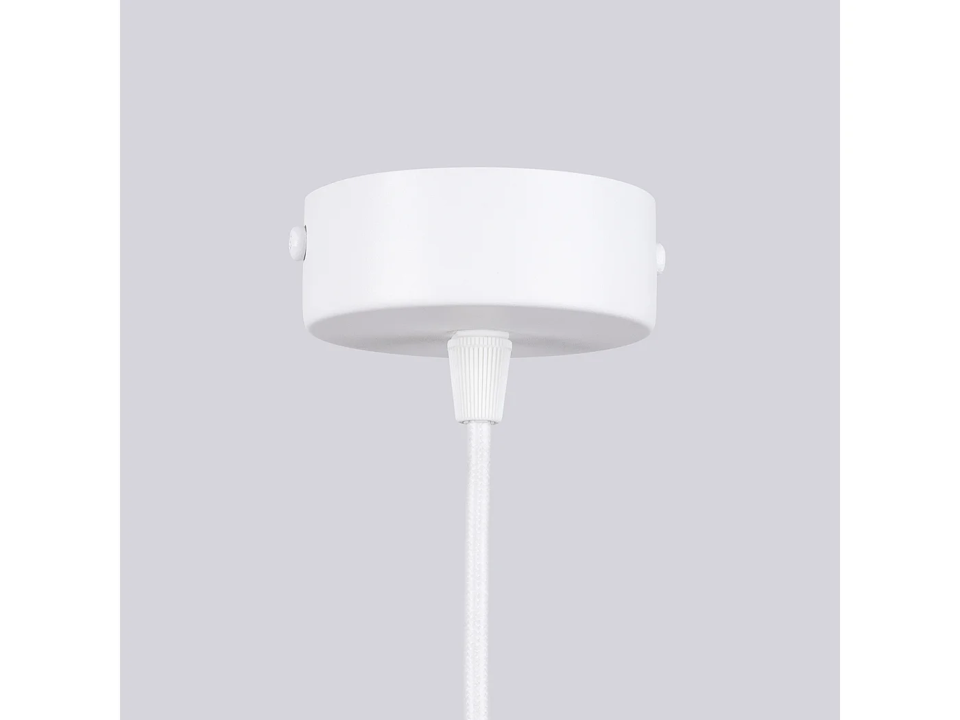 Lustre Halo Moderne En Aluminium - 6 Sources Lumineuses - L.64 X H.230 Cm - Blanc