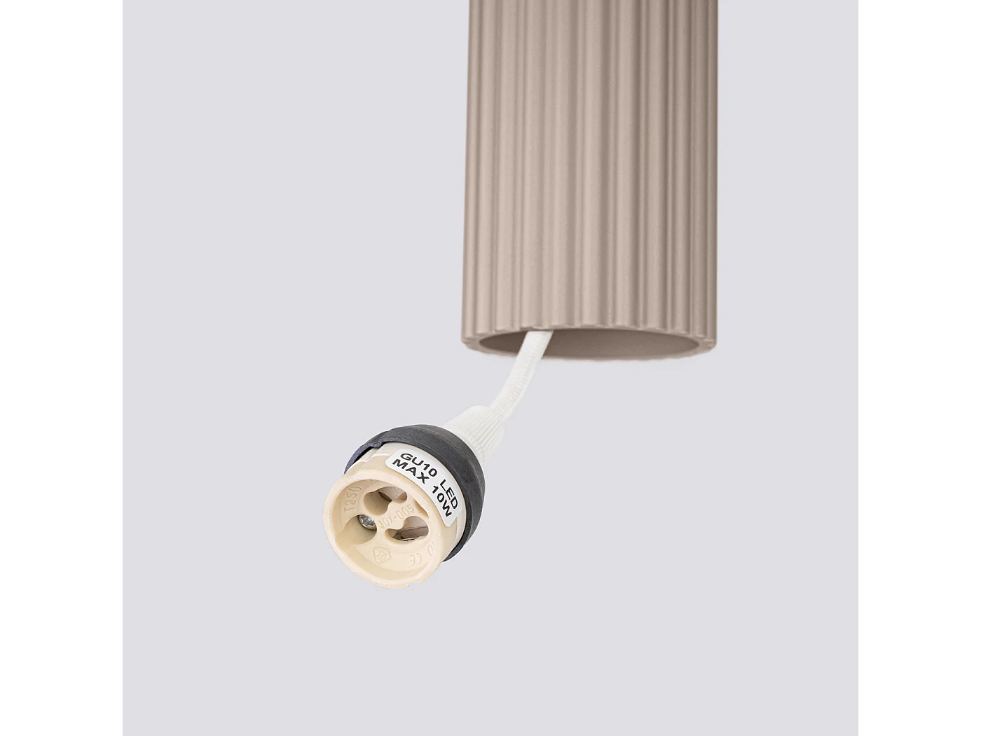 Lampada A Sospensione Karbon Minimalist Di Alluminio - 3 Sorgenti Luminose - L.19,5 X A.108 Cm - Talpa