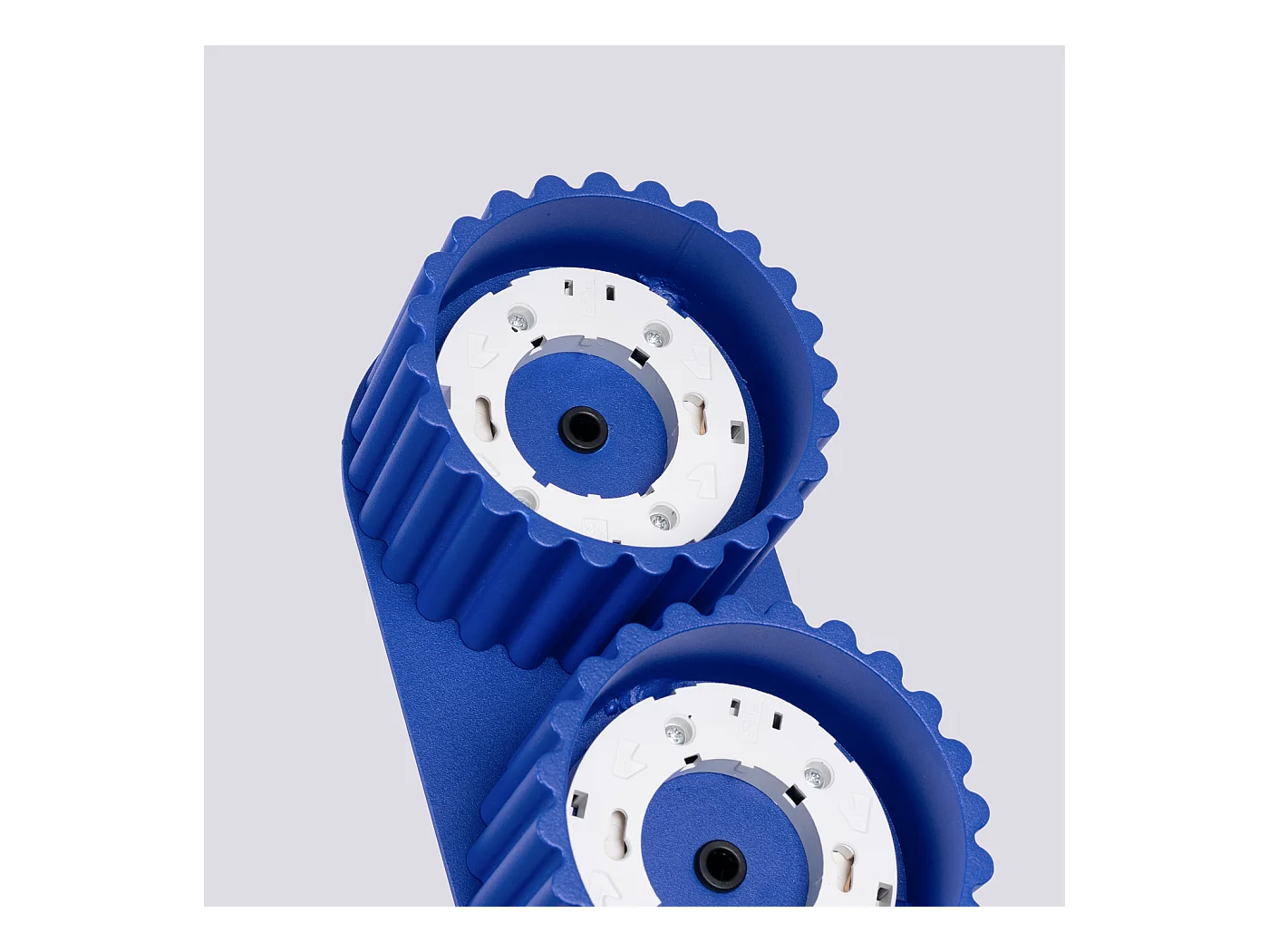 Plafonnier Aura Minimaliste En Aluminium - 2 Sources Lumineuses - L.21 X H.12 Cm - Outremer