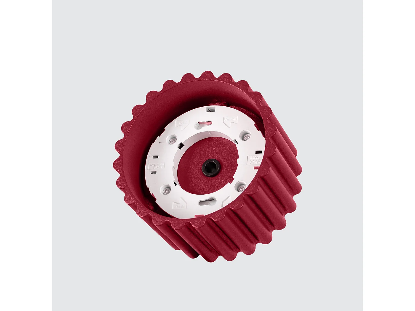 Plafondlamp Aura Minimalist Van  - 1 Lichtbronnen - L.10 X H.10 Cm - Bourgondië