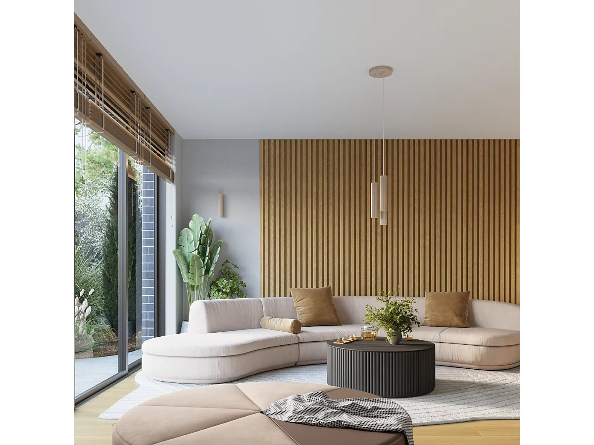 Lampada A Soffitto Karbon Minimalist Di Alluminio - 3 Sorgenti Luminose - L.19,5 X A.18 Cm - Talpa