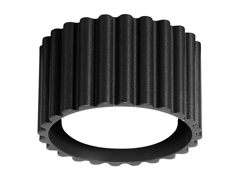 Plafonnier Aura Minimaliste En Aluminium - 1 Sources Lumineuses - L.10 X H.10 Cm - Noir