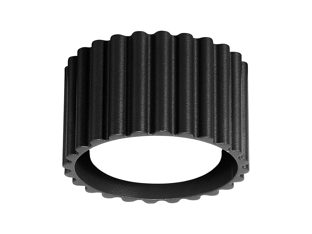 Plafonnier Aura Minimaliste En Aluminium - 1 Sources Lumineuses - L.10 X H.10 Cm - Noir