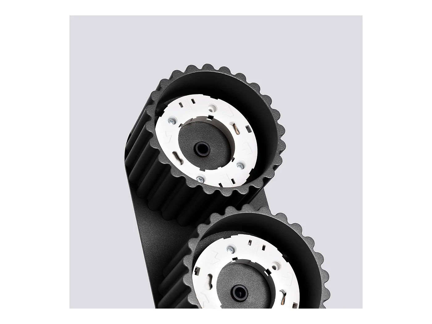 Plafonnier Aura Minimaliste En Aluminium - 2 Sources Lumineuses - L.21 X H.12 Cm - Noir