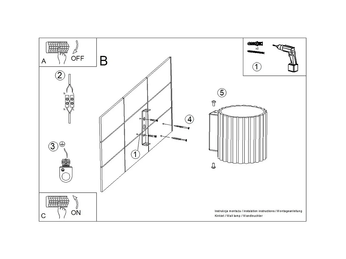 Applique Aura Minimaliste En Aluminium - 1 Sources Lumineuses - L.10 X H.10 Cm - Moka