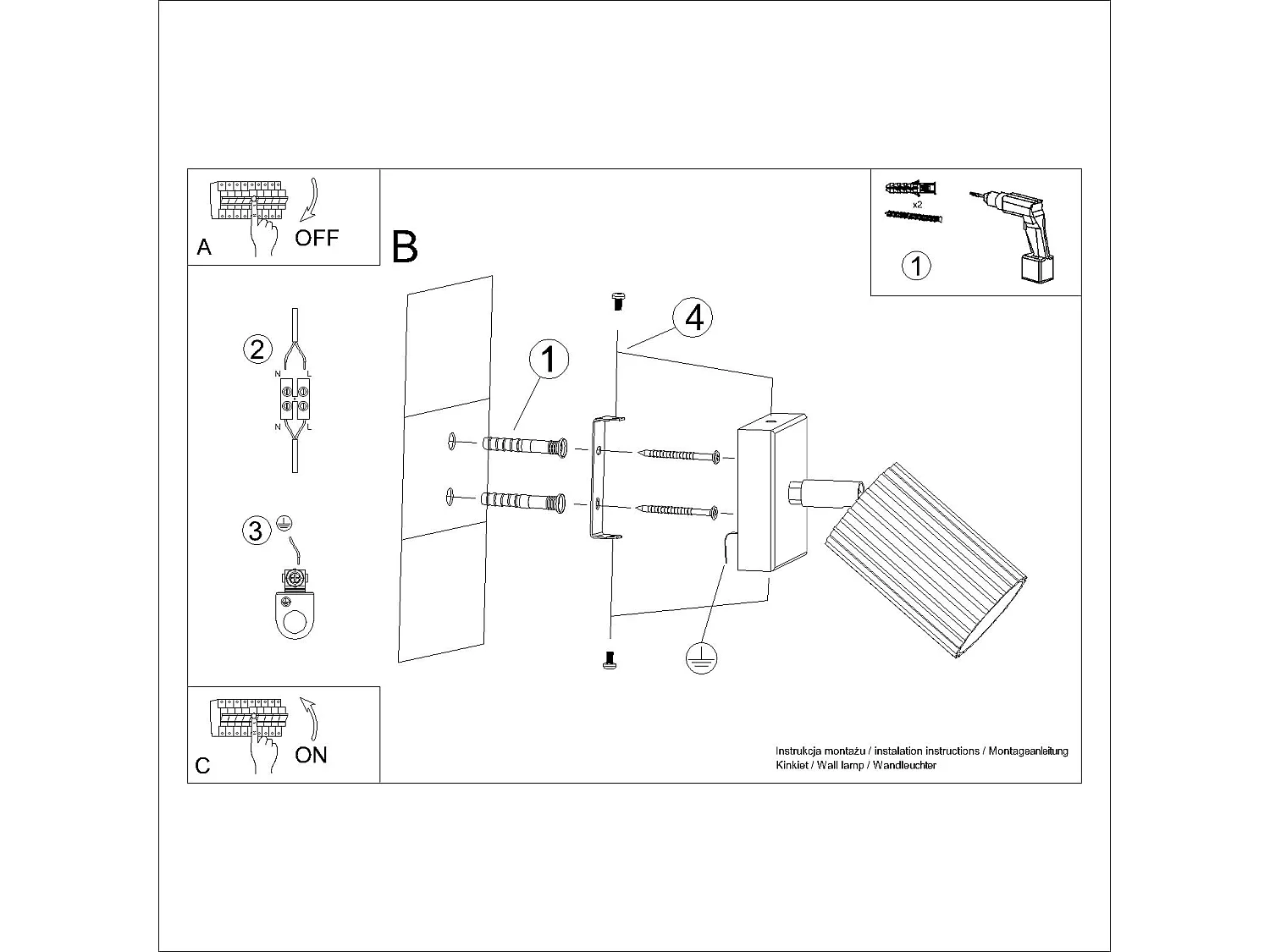 Applique Karbon Minimaliste En Aluminium - 1 Sources Lumineuses - L.8 X H.16 Cm - Taupe