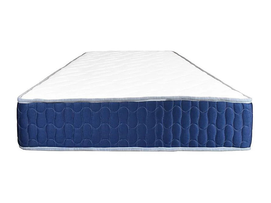 Materasso singolo 80x190x25H in schiuma poliuretanica e memory Palladio blu