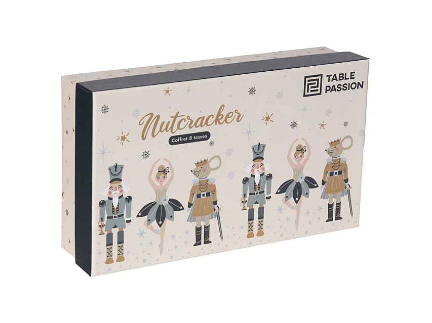 Coffret de 8 tasses Nutcracker 11 cl