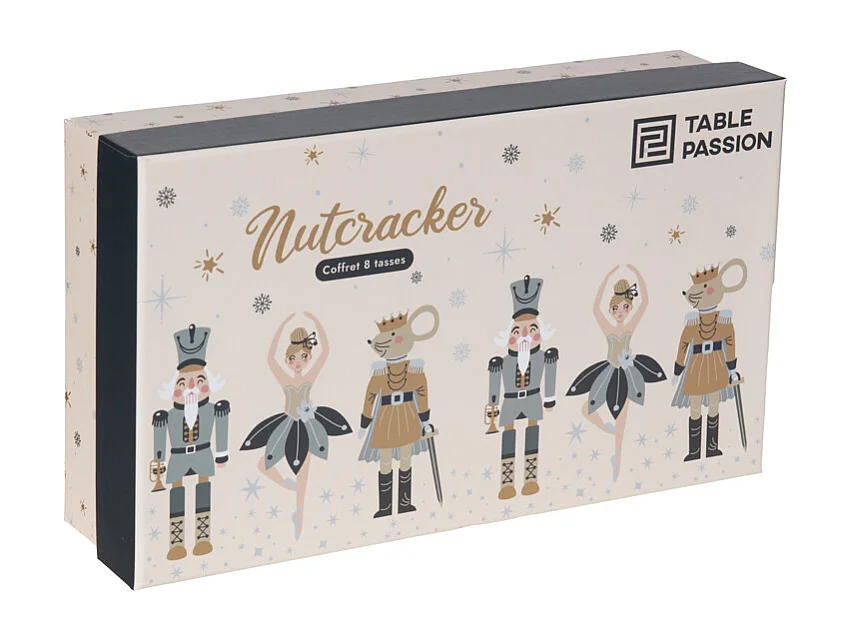 Coffret de 8 tasses Nutcracker 11 cl