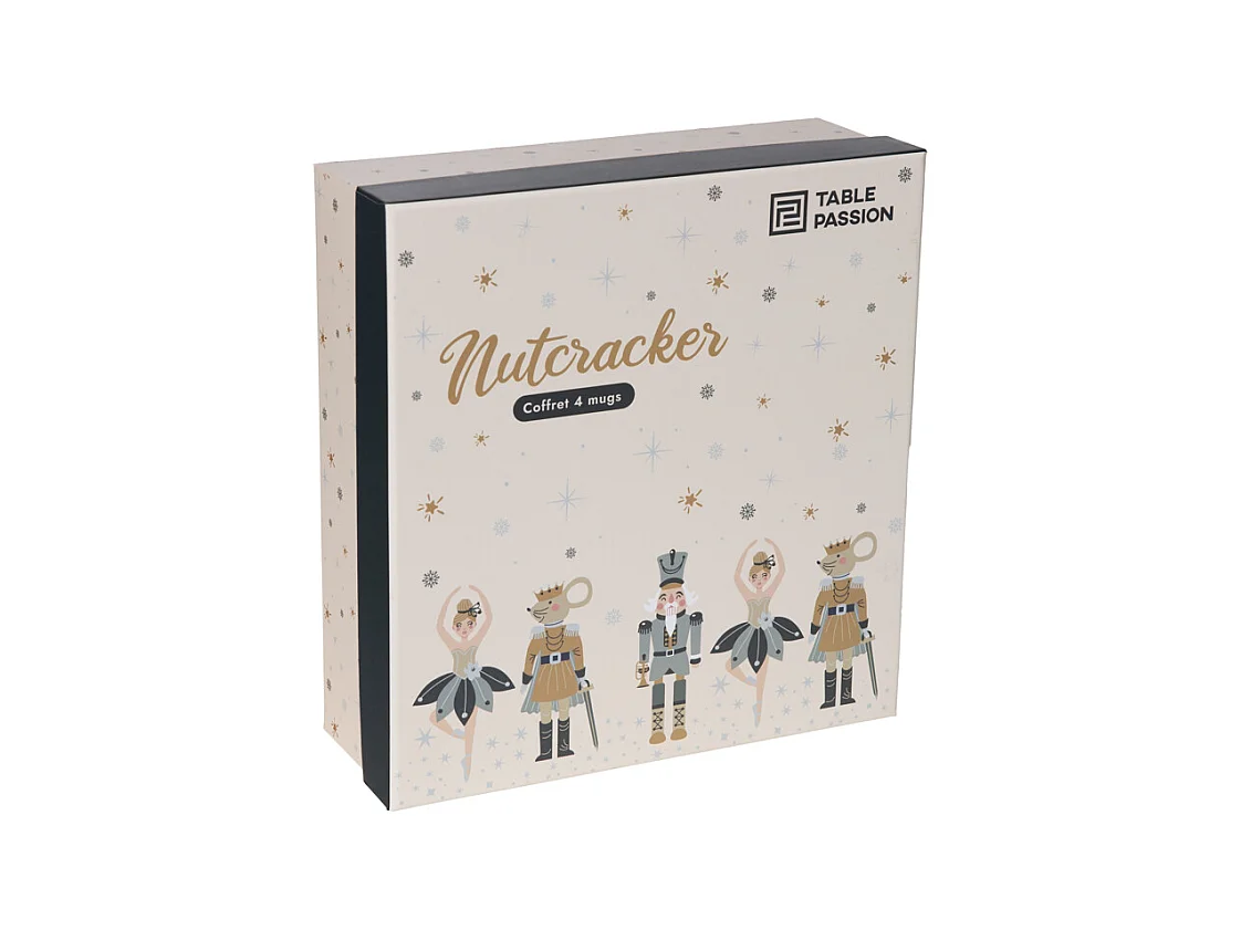 Coffret de 4 mugs Nutcracker 38 cl