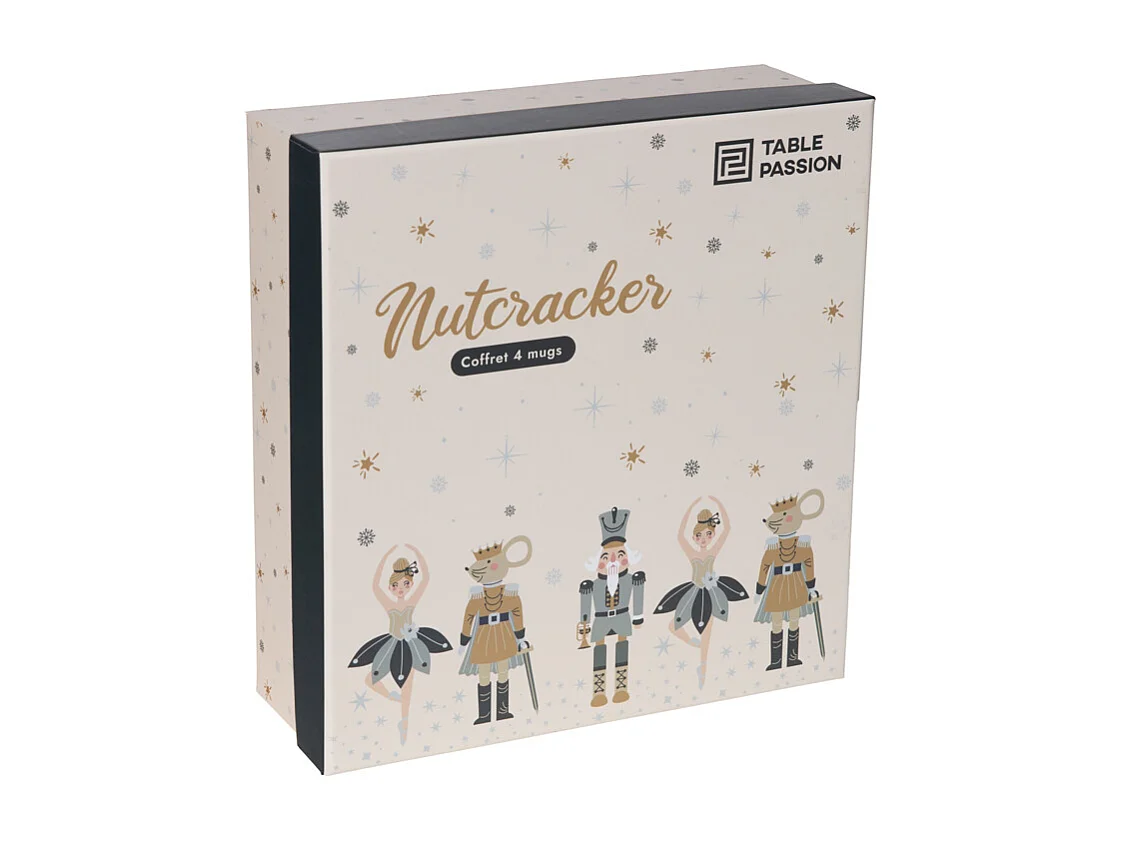 Coffret de 4 mugs Nutcracker 38 cl