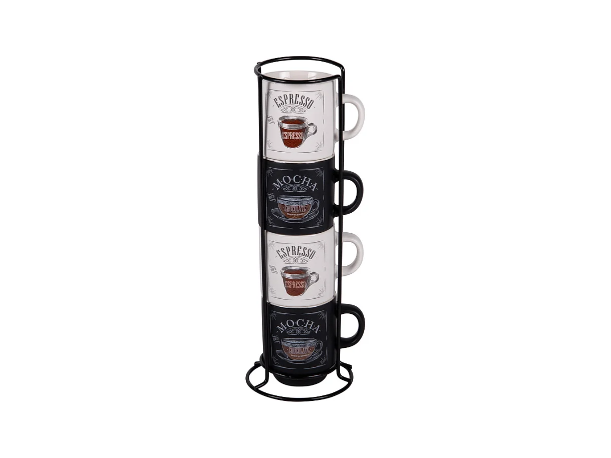 Tour de 4 tasses Mocha 12 cl