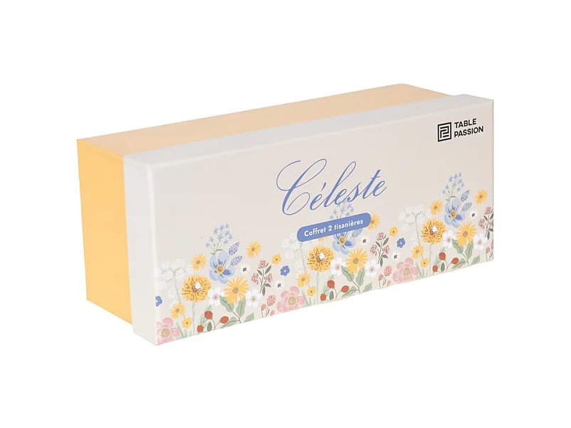Coffret de 2 tisanières Céleste 40 cl