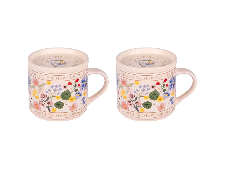 Coffret de 2 tisanières Céleste 40 cl