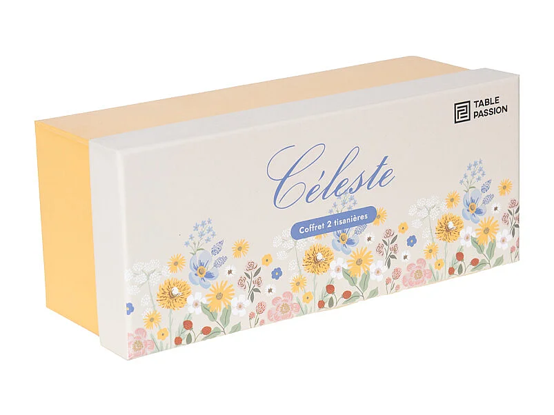 Coffret de 2 tisanières Céleste 40 cl