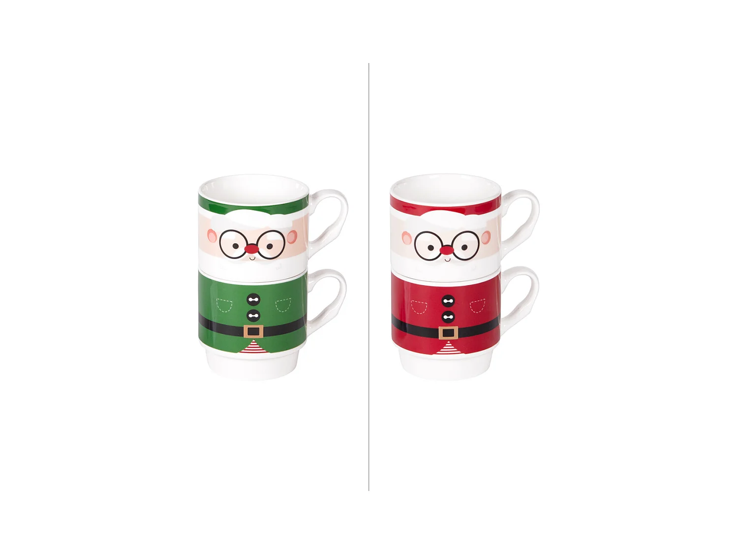 Coffret 2 mugs Hohoho