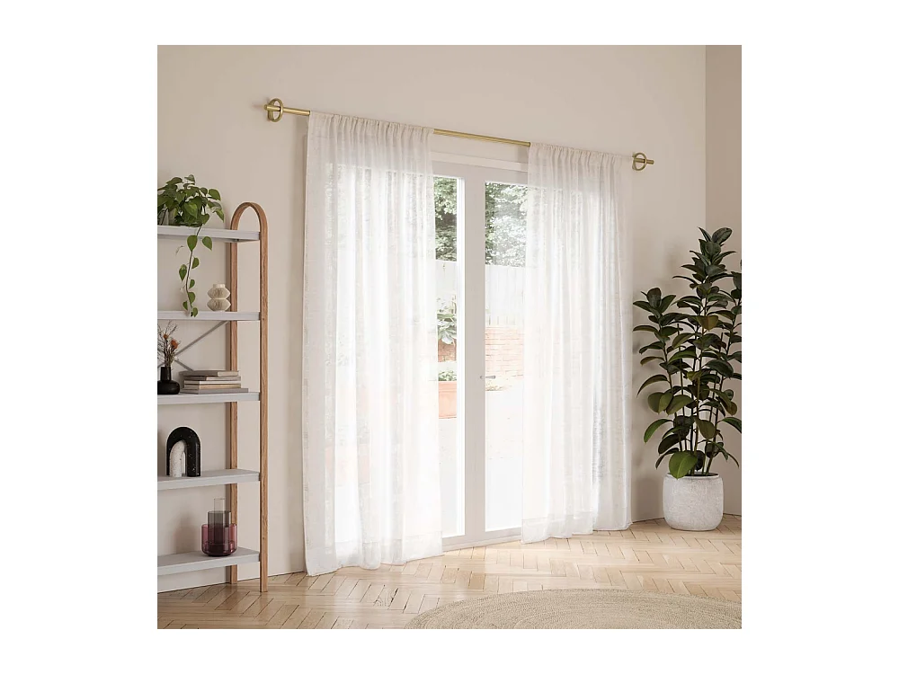 Tringle à rideaux en acier Rod Lot de 5