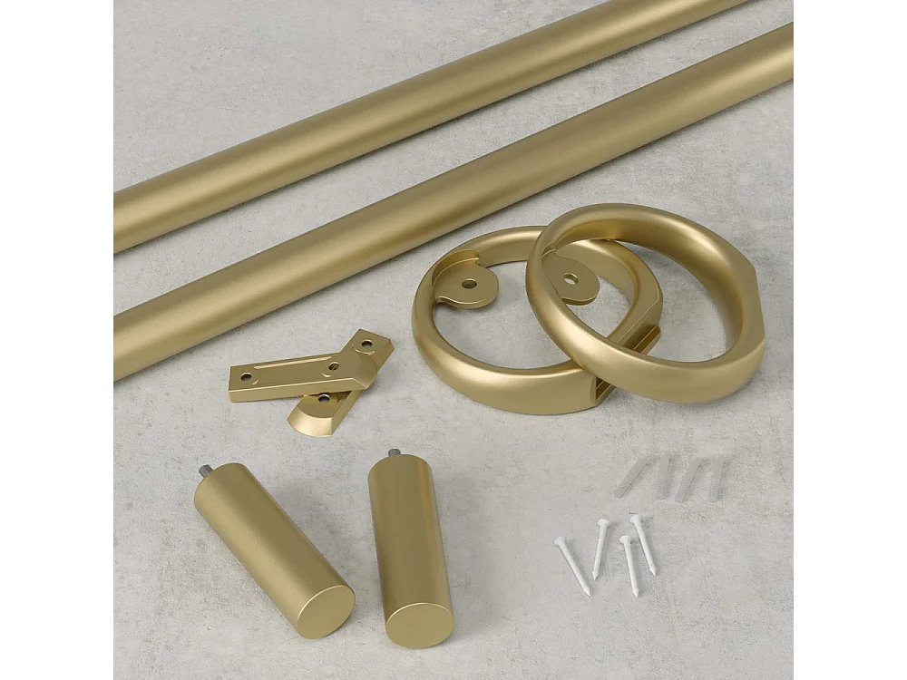 Tringle à rideaux en acier Rod Lot de 5