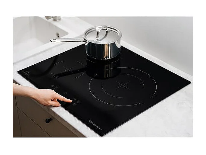 Glem Gas Plaque de cuisson induction 60cm 3 feux 7400w - GTI630ESL