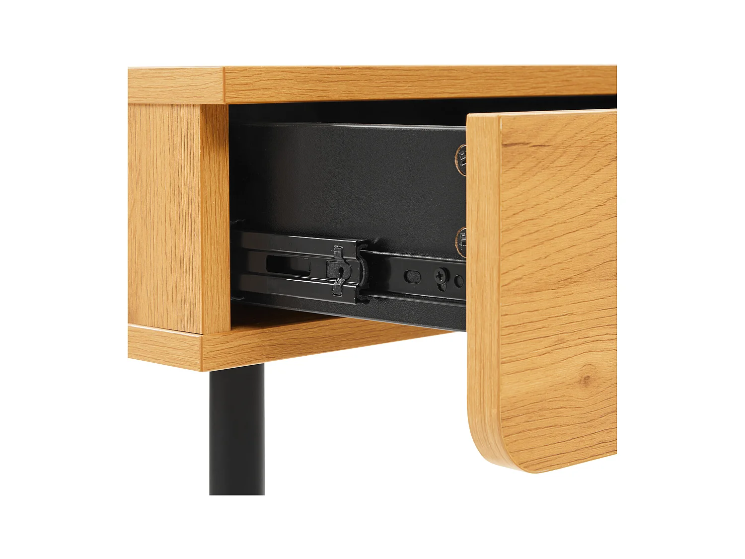 Bureau en bois 2 tiroirs LOUIS - HAPPY GARDEN