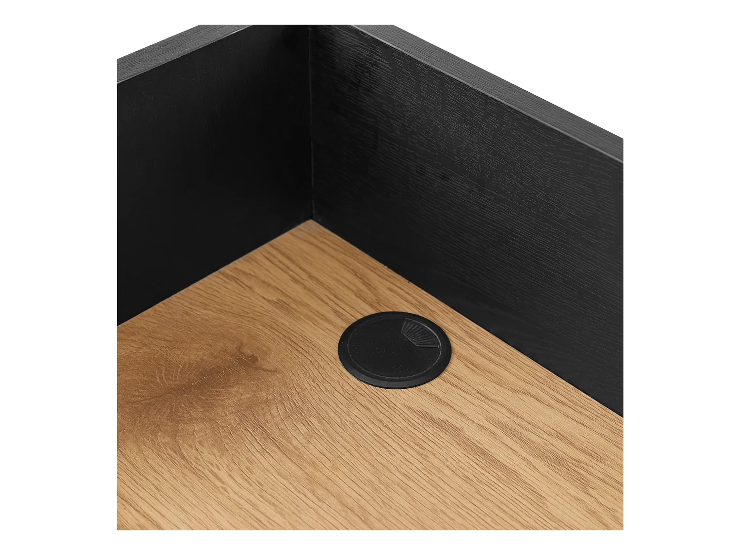 Bureau bois et noir CHARLES - HAPPY GARDEN