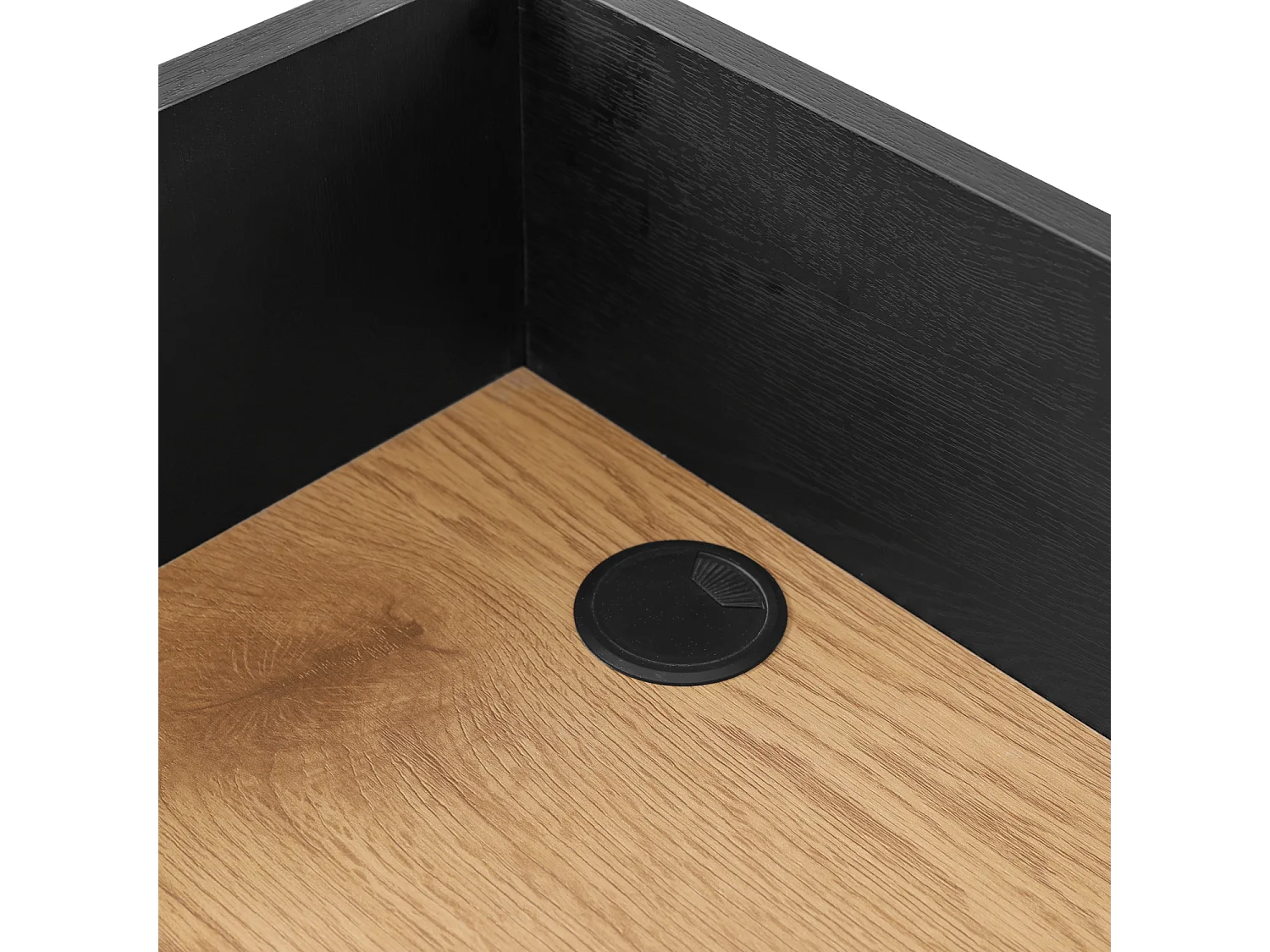 Bureau bois et noir CHARLES - HAPPY GARDEN