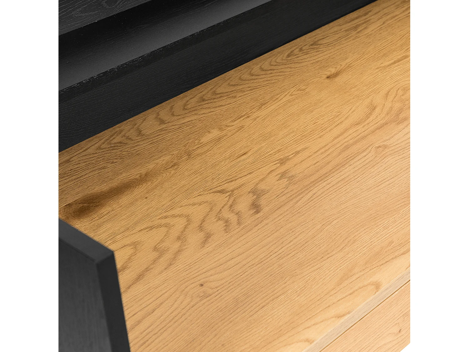 Bureau bois et noir 2 tiroirs ARTHUR - HAPPY GARDEN