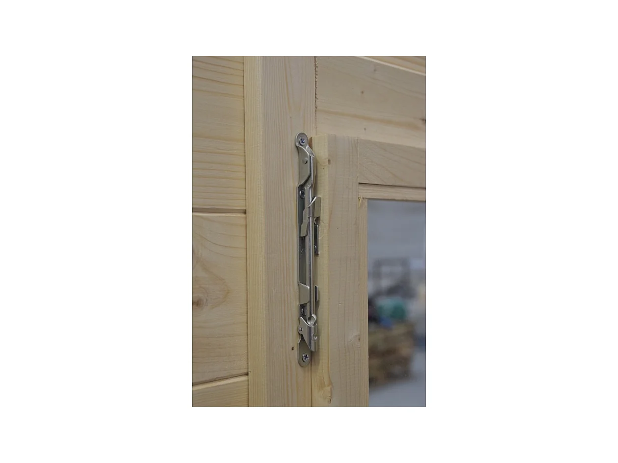 Abri de jardin en bois - 30m2 - 6x5m - Ep. 40mm - Couleur: naturel - DOM748 - ALTANKA