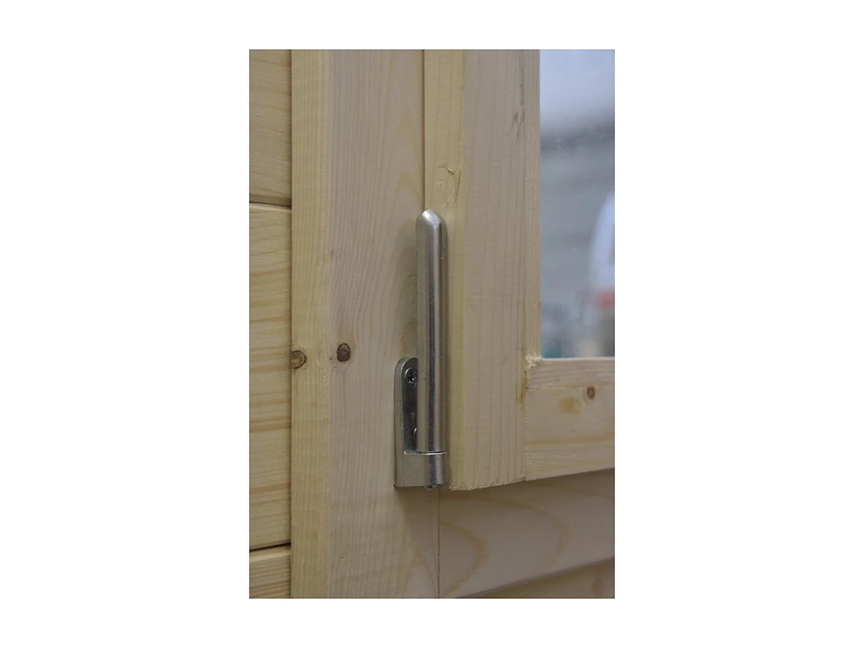 Casetta da giardino in legno - 30m2 - 6x5m - 40mm - colore: naturale - DOM748 - ALTANKA