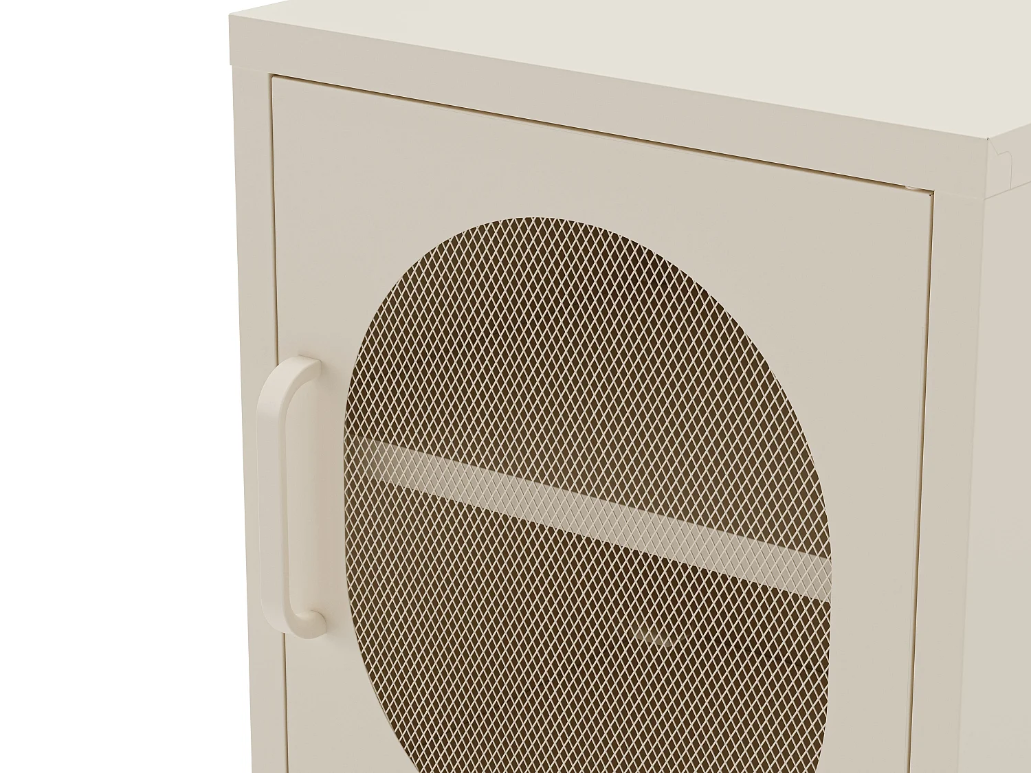 Nachtkastje Diora - 40x35x60cm - Beige