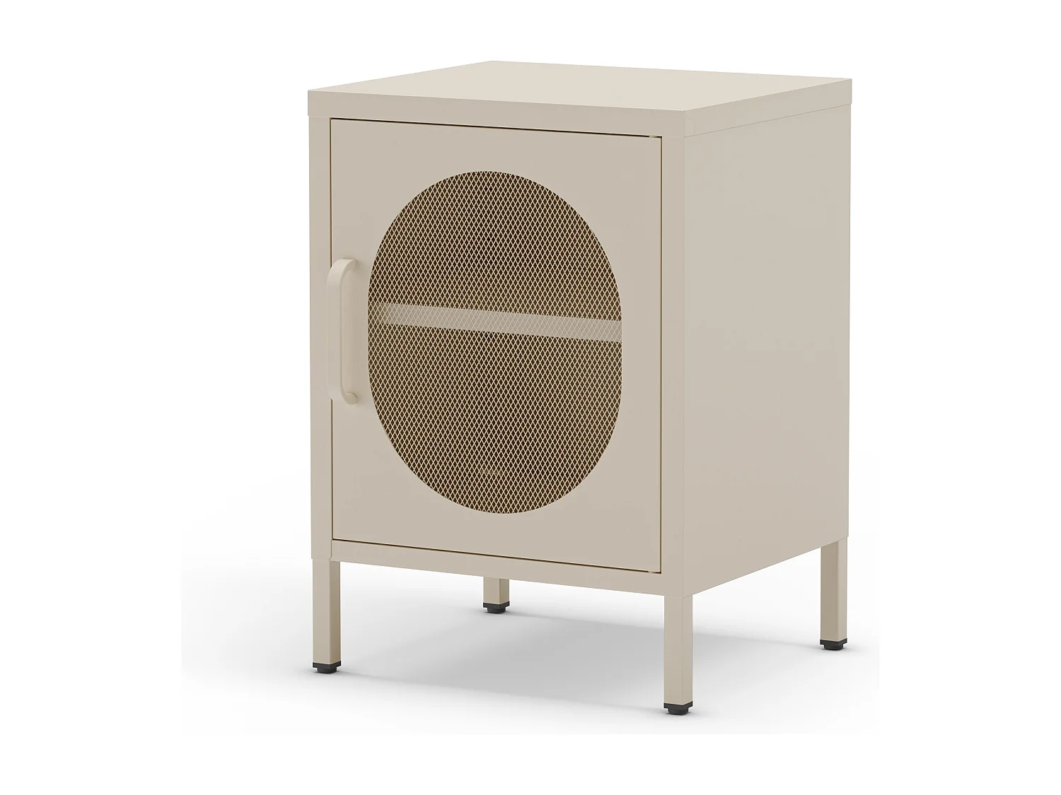 Nachtkastje Diora - 40x35x60cm - Beige