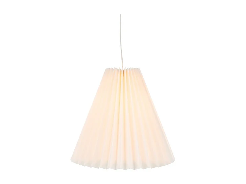 Lámpara de techo de acordeón de papel blanco 37x0x29 cm