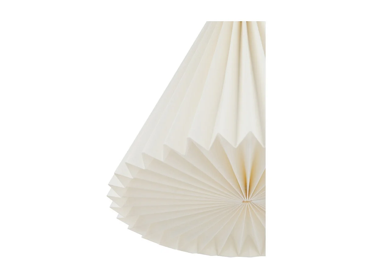 Lámpara de techo de acordeón de papel blanco 37x0x29 cm