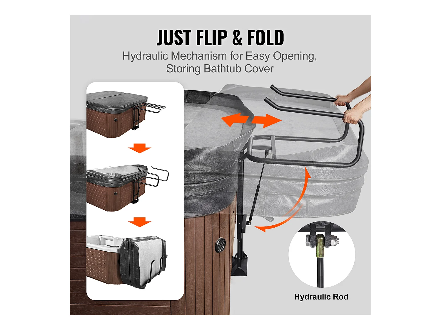 Spa-Dekselheffer SucceBuy, Hydraulisch, Ideaal voor Veel Spa's