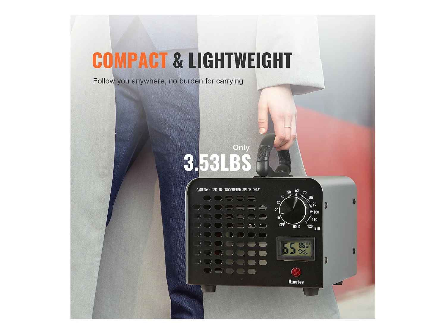 Générateur D'ozone SucceBuy, 36000 mg/h Machine à Ozone avec Minuterie de 0 à 120 Minutes