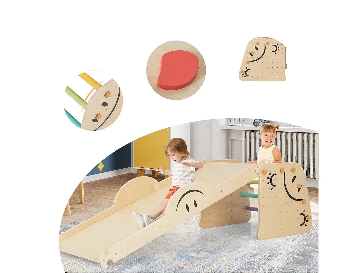 Drewniany plac zabaw dla dzieci Centrum aktywności dla dzieci